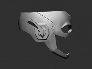 flash kid helmet - dc comic 3d print model 3d print model Modelo de Impressão 3D