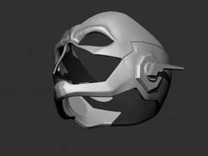 flash kid helmet - dc comic 3d print model 3d print model Modelo de Impressão 3D