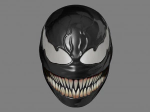 máscara de veneno - capacete para cosplay Modelo de Impressão 3D