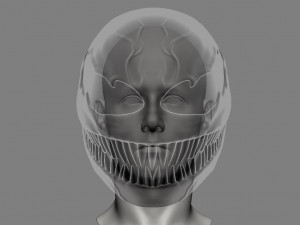 venom mask - helmet for cosplay 3D Принт Модель