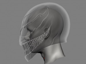 venom mask - helmet for cosplay 3D Принт Модель