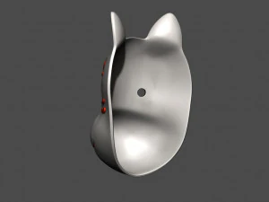 gins maskfox mask from hotarubi-no-mori 3D Print Model