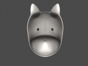 gins maskfox mask from hotarubi-no-mori 3D 프린트 모델