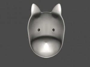 gins maskfox mask from hotarubi-no-mori 3D Print Model