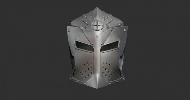skyrim dawnguard helmet 3D-printmodel .c4d .max .obj .3ds .fbx .stl .blend 