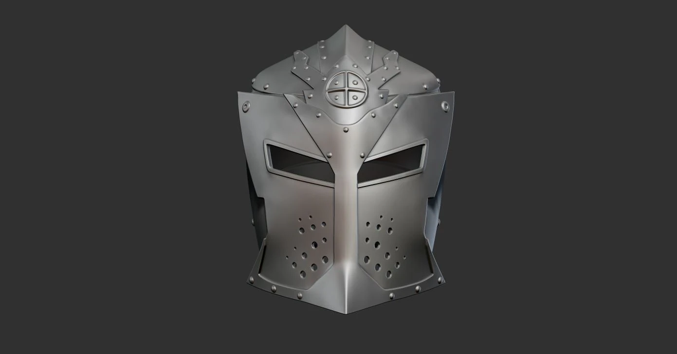 skyrim dawnguard helmet 3D Print Model .c4d .max .obj .3ds .fbx .stl .blend