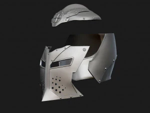 skyrim dawnguard helmet 3D Print Model