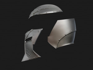 skyrim dawnguard helmet 3D-printmodel