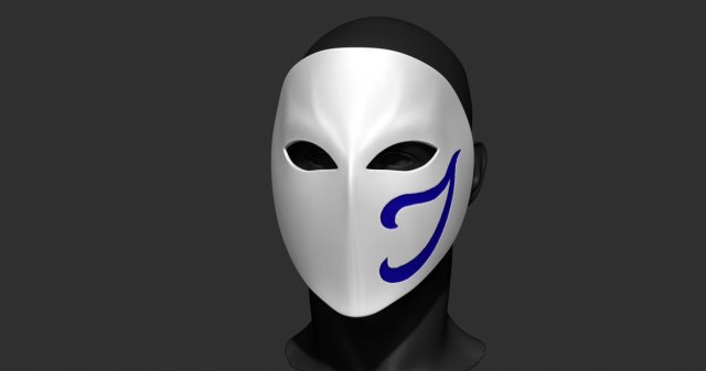 vega mask - street fighter for cosplay 3D 프린트 모델 .c4d .max .obj .3ds .fbx .stl .blend 