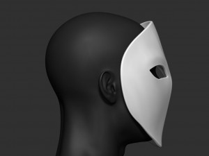 vega mask - street fighter for cosplay 3D 프린트 모델