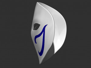 vega mask - street fighter for cosplay 3D 프린트 모델