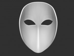 vega mask - street fighter for cosplay 3D 프린트 모델