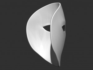 vega mask - street fighter for cosplay 3D 프린트 모델