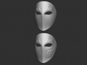 vega mask - street fighter for cosplay 3D 프린트 모델