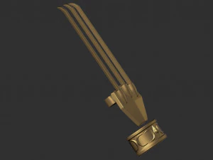 vega cosplay - garra - modelo de impress&atilde;o 3d de lutador de rua Modelo de Impressão 3D