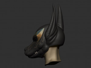 anubis helmet for cosplay Modèles 3D en vedette