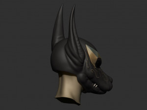 anubis helmet for cosplay Modèles 3D en vedette