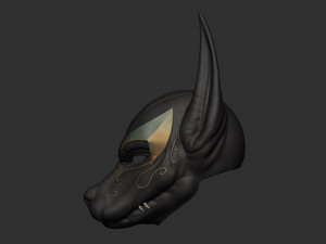 anubis helmet for cosplay Modèles 3D en vedette