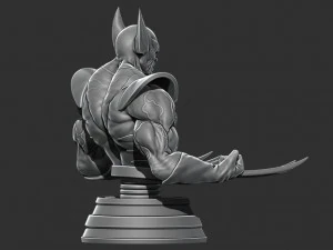 wolverine bust from marvel 3D Print Model
