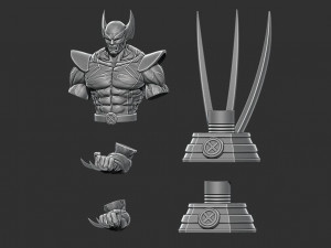 wolverine bust from marvel 3D Принт Модель