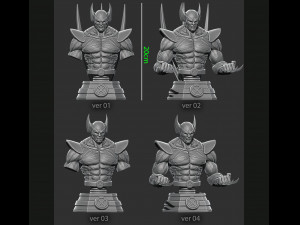wolverine bust from marvel 3D Принт Модель