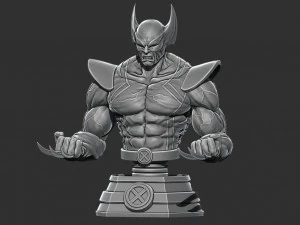 wolverine bust from marvel 3D Print Model