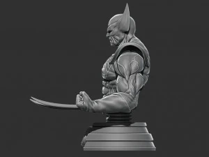wolverine bust from marvel 3D Print Model