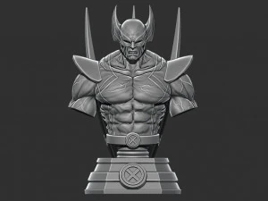 wolverine bust from marvel 3D Print Model