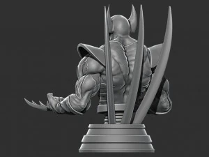 wolverine bust from marvel 3D Print Model