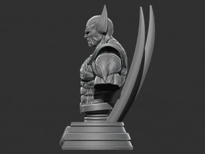 wolverine bust from marvel 3D Print Model