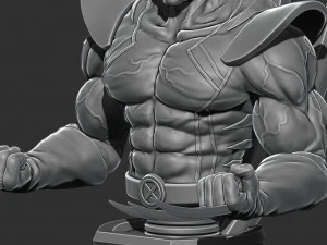 wolverine bust from marvel 3D Print Model