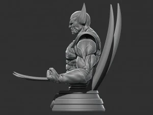 wolverine bust from marvel 3D Print Model
