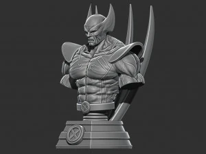 wolverine bust from marvel 3D Print Model