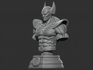 wolverine bust from marvel 3D Print Model