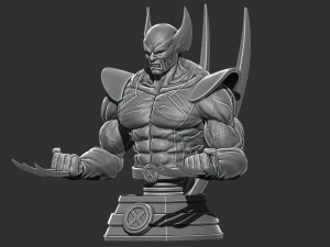 wolverine bust from marvel 3D Print Model