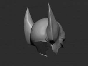 wolverine mask - helmet for cosplay from marvel scale 11 3D 프린트 모델