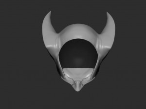 wolverine mask - helmet for cosplay from marvel scale 11 3D 프린트 모델
