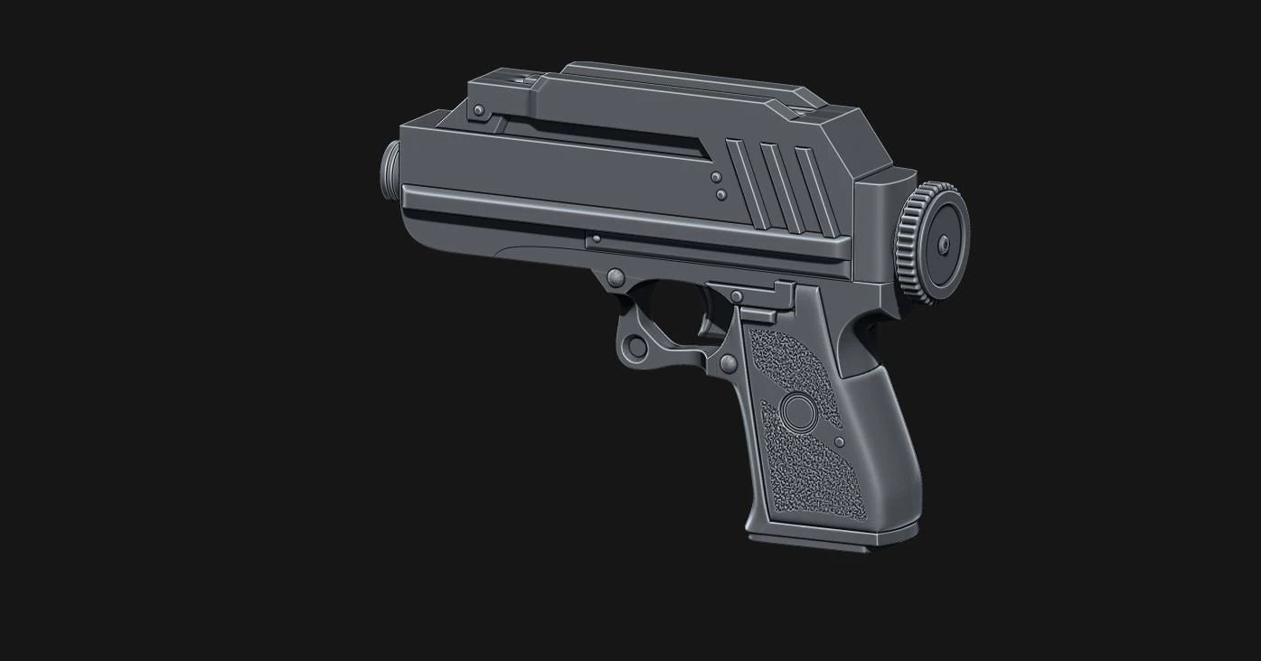 dc-17 captain rex clone blaster for cosplay - from star war 3D Print Model .c4d .max .obj .3ds .fbx .stl .blend 