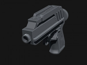 dc-17 captain rex clone blaster for cosplay - from star war 3Dプリントモデル