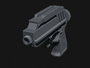 dc-17 captain rex clone blaster for cosplay - from star war 3D Print Model