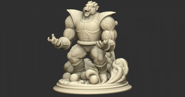 oozaru vegeta - dragon ball 3d print model 3D Print Model .c4d .max .obj .3ds .fbx .stl .blend 