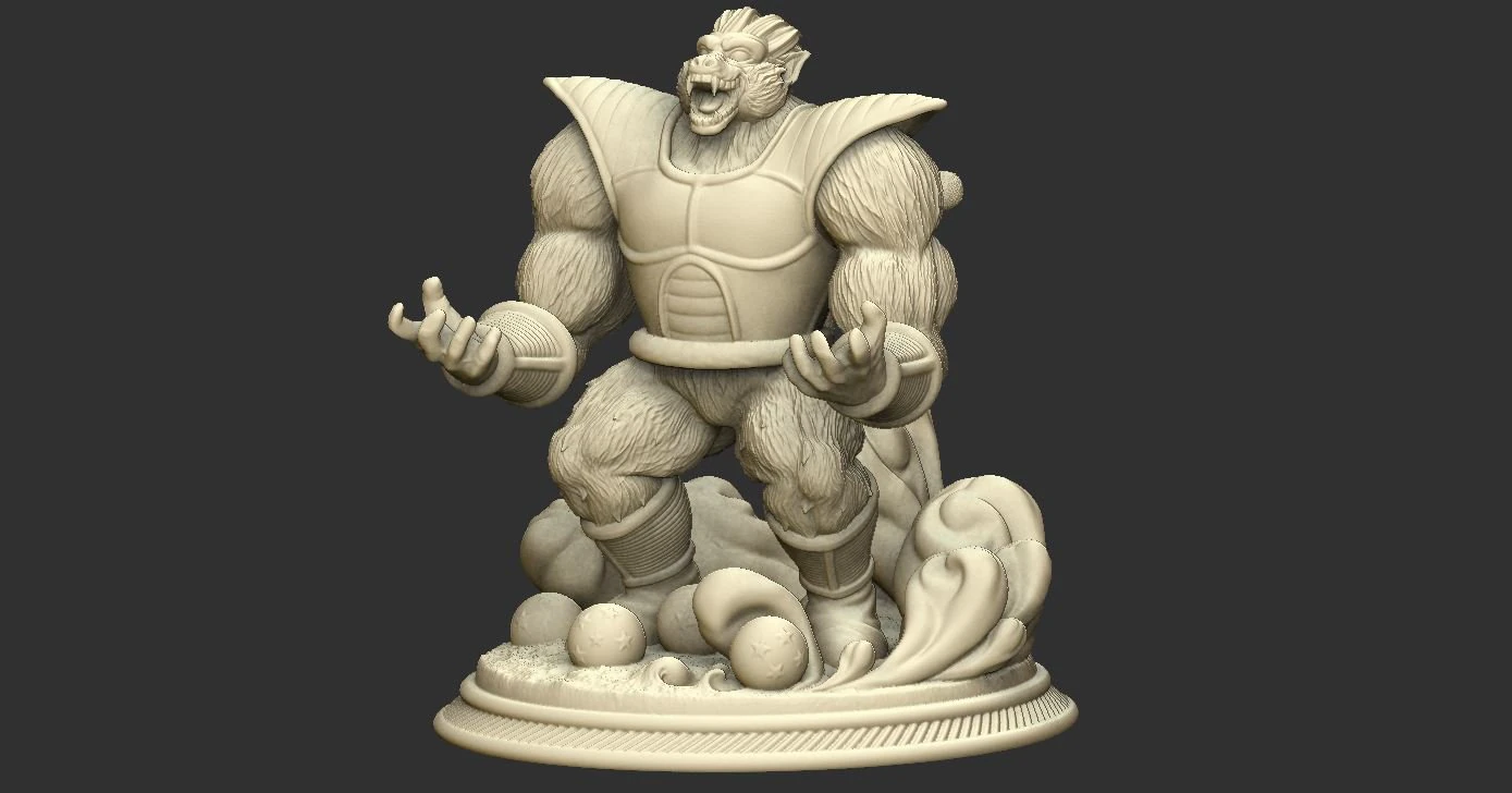 oozaru vegeta - dragon ball 3d print model 3D Print Model .c4d .max .obj .3ds .fbx .stl .blend