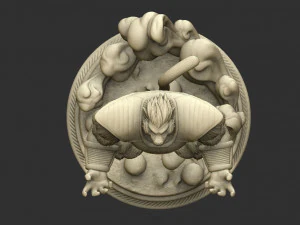 oozaru vegeta - dragon ball 3d print model 3D Print Model