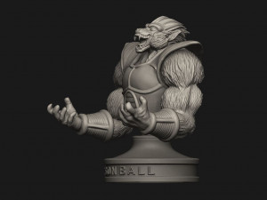 oozaru vegeta bust - dragon ball 3d print model Modelo de Impressão 3D