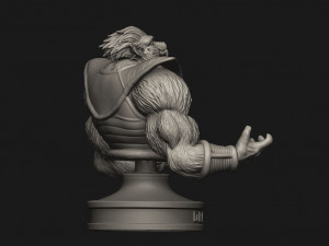 oozaru vegeta bust - dragon ball 3d print model Modelo de Impressão 3D