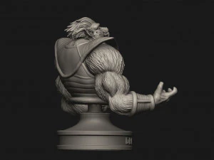 oozaru vegeta bust - dragon ball 3d print model 3D Print Model