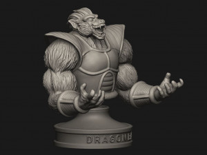 oozaru vegeta bust - dragon ball 3d print model Modelo de Impressão 3D