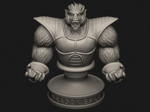 oozaru vegeta bust - dragon ball 3d print model Modelo de Impressão 3D