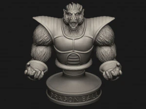 oozaru vegeta bust - dragon ball 3d print model 3D Print Model