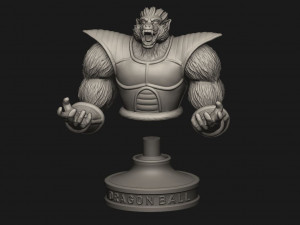 oozaru vegeta bust - dragon ball 3d print model Modelo de Impressão 3D